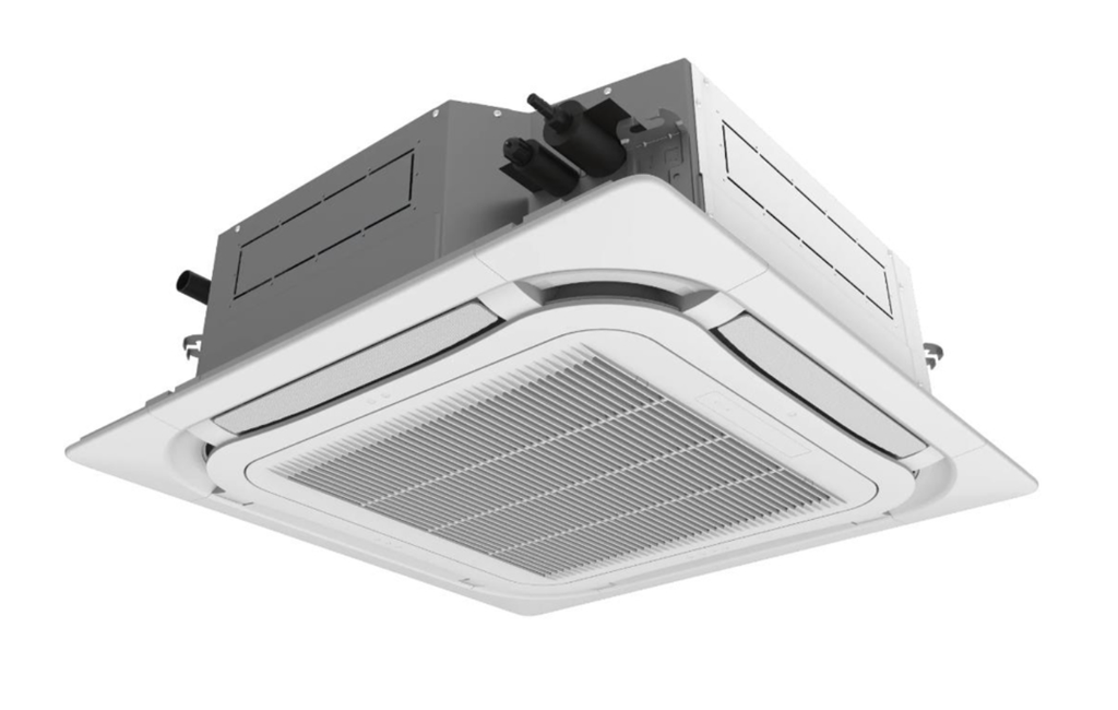 Cassette 8 voies RAC 60x60 R32 blanc 5.0 kW exclus panneau TF05 ( Inclus contrôle IR)